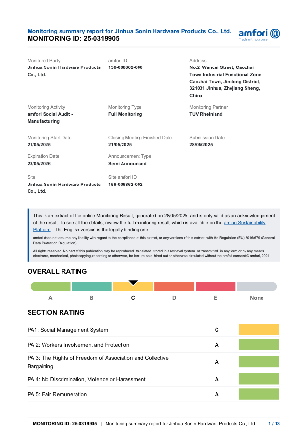 BSCI certification