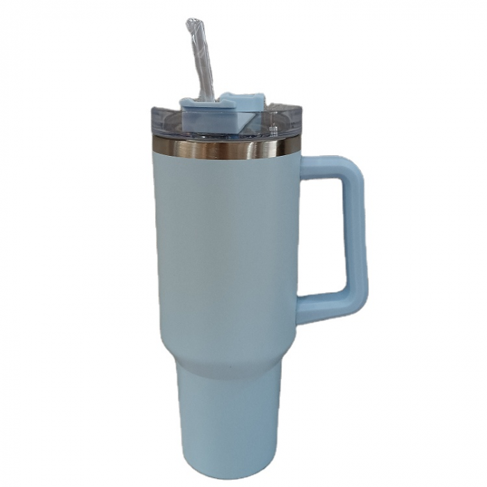 40 oz Tumbler Stainless Steel  Cups With PP Handle Customized Any Color and logo Vacuum Insulated Travel Mug product image